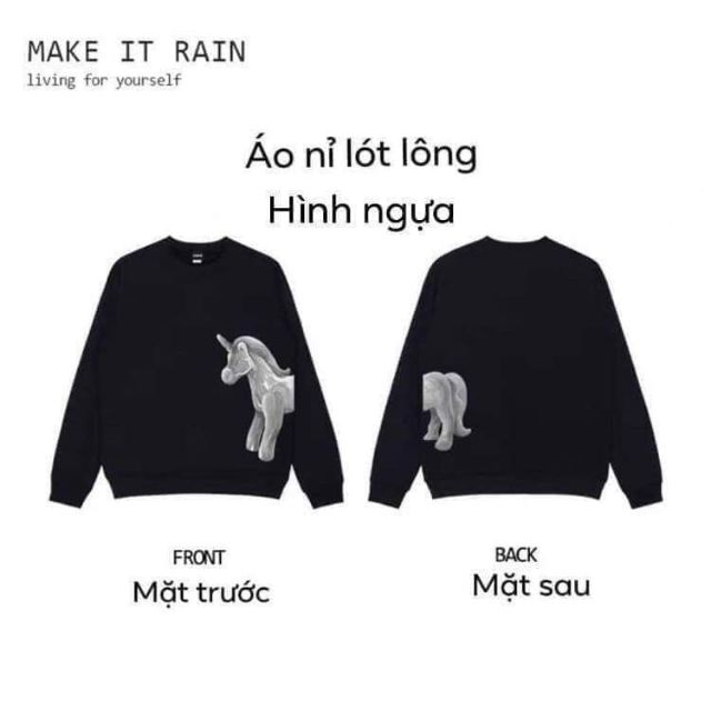 Áo nỉ nelly ngựa