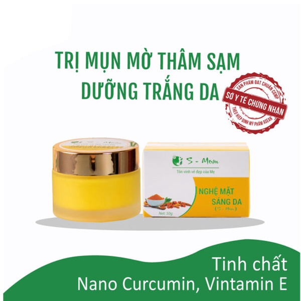 Kem Nghệ mặt sáng da Smom