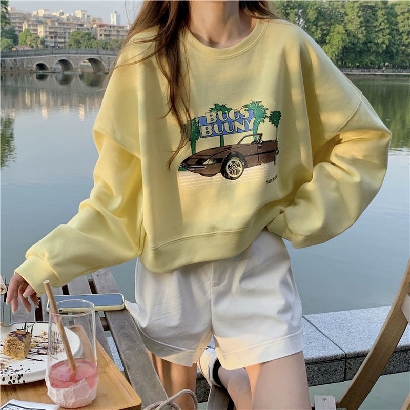 Áo thun nữ tay dài hở vai thời trang xuân thu