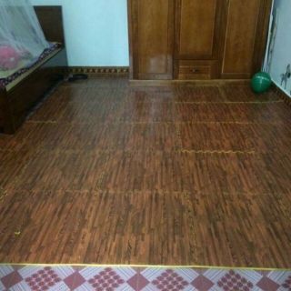6 miếng Thảm ghép vân gỗ kt 60x60