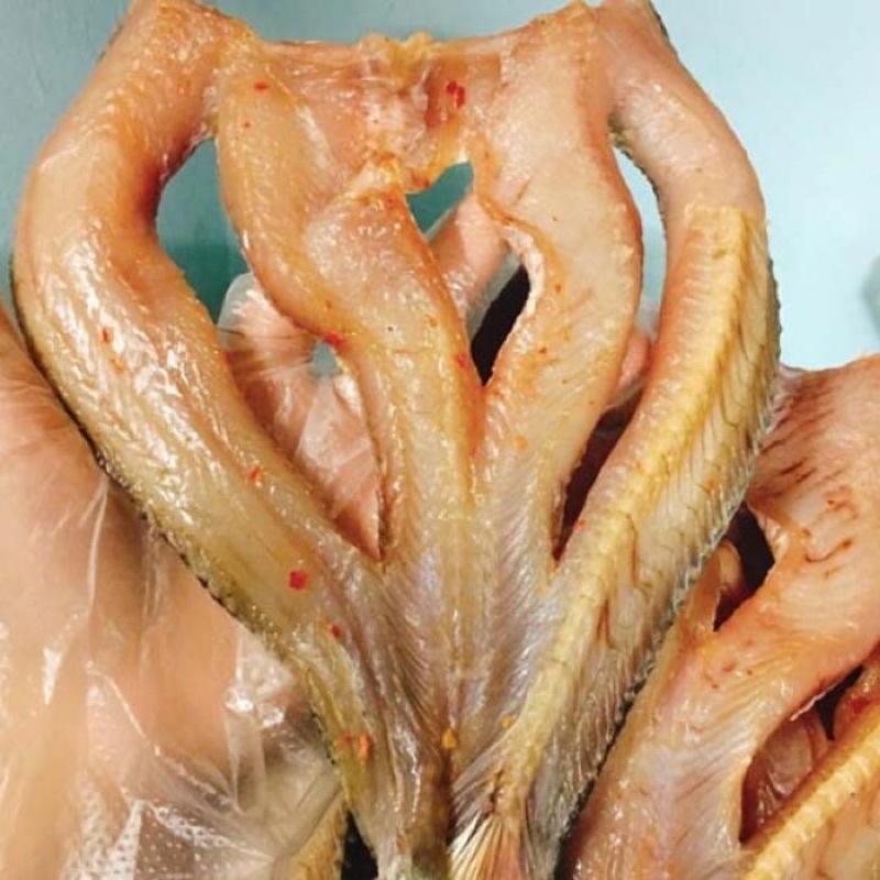 Khô cá lóc 1 nắng ướp vừa ăn thịt mềm (gốc Châu Đốc)