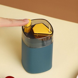 Hộp Đựng Tăm Có Nút Bấm Thông Minh - Lọ Đựng Tăm - Hũ Đựng Tăm Xỉa Răng Tự động