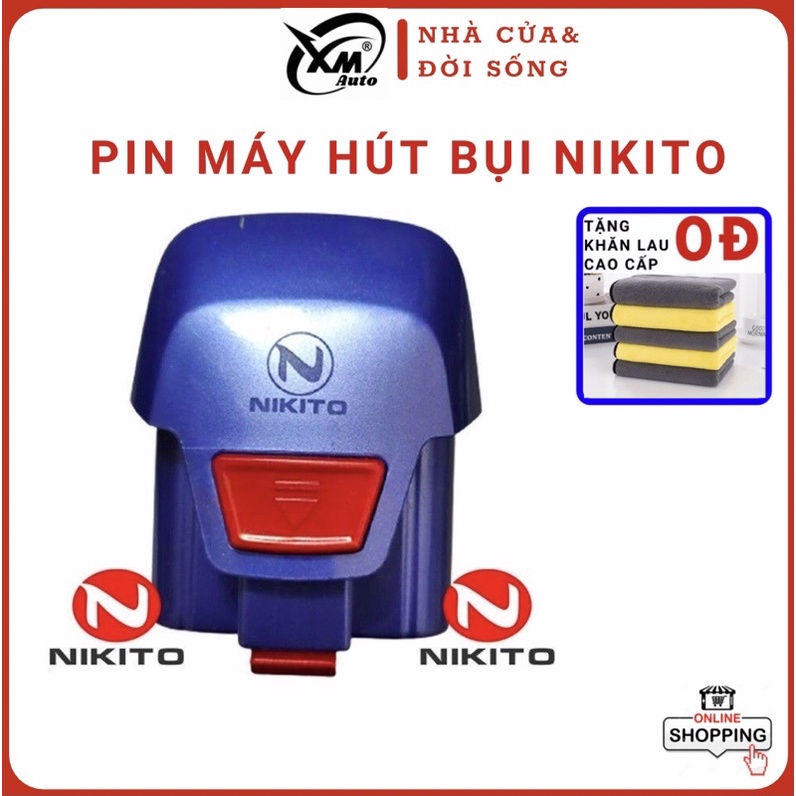 Pin rời máy hút bụi Nikito VC2100