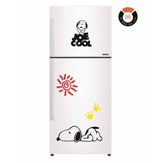 Decal dán tủ lạnh spoony lười - chất liệu cao cấp - chống thấm nước - decal24h