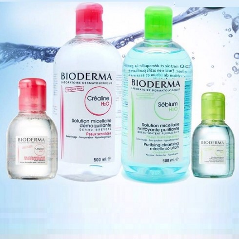 Nước Tẩy Trang Bioderma Sensibio H2O 100ml và 500ml FREESHIP Làm Sạch Sâu Dịu Nhẹ Dùng Cho Mọi Loại Da - HT113