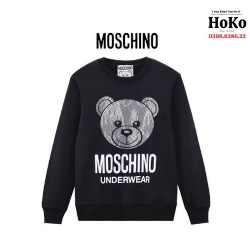 áo sweater unisex form rộng áo moschino in hình gấu chất liệu nỉ, co giãn 4 chiều HOKO | BigBuy360 - bigbuy360.vn