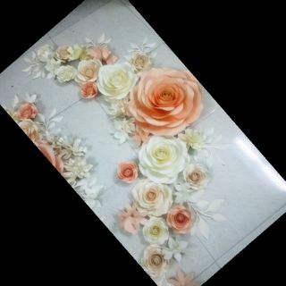 Set 30 bông giấy backdrop