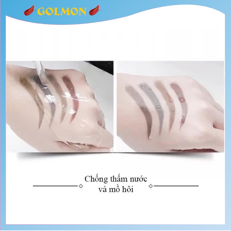 Bút chì kẻ lông mày phẩy sợi 4D MKING PRETTY chống nước siêu lâu trôi GOLMON