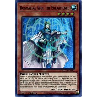 Thẻ bài Yugioh - TCG - Dogmatika Adin, the Enlightened / ROTD-EN007'