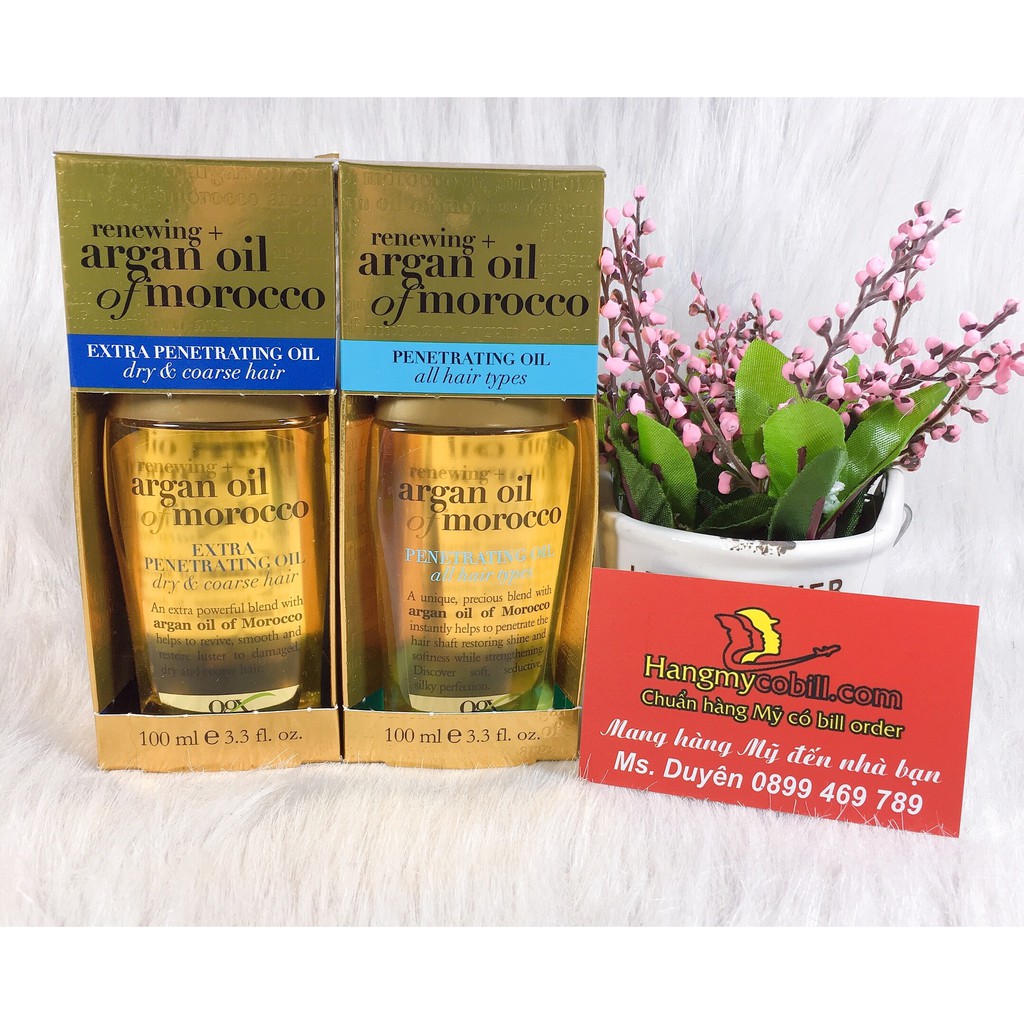 Dầu dưỡng tóc OGX Renewing Argan Oil of Morocco