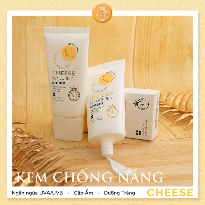 Kem Chống Nắng Cheese 50ml ( NT Cosmetics Sunscreen Cream)