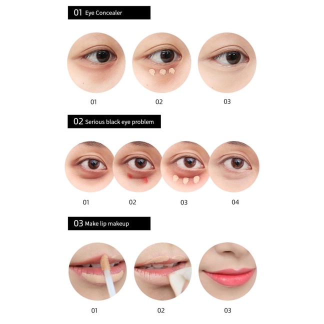 Bút che khuyết điểm dạng lỏng dưỡng ẩm che phủ quầng thâm hiệu quả
 | BigBuy360 - bigbuy360.vn