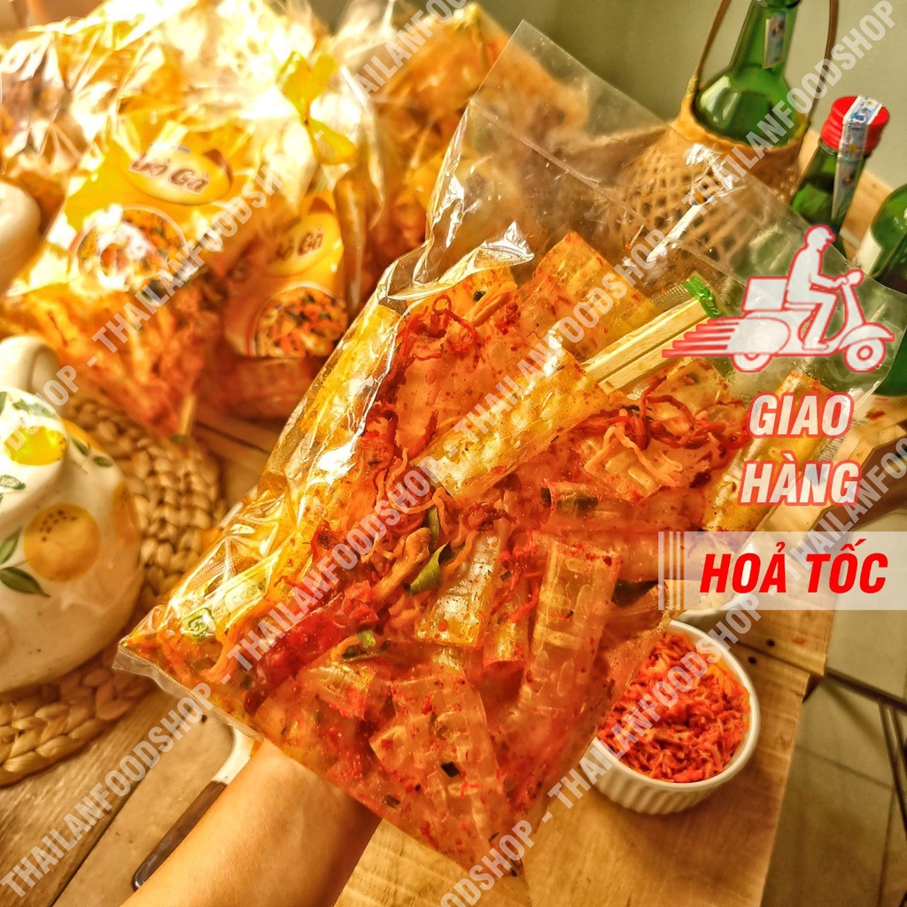 Bánh Tráng Mix Vị Bò &amp; Gà Xâu 10 Gói