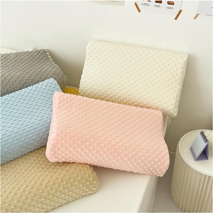 Gối Cao Su Non KAW Người Lớn Chống Ngáy, Chống Đau Mỏi Vai Gáy, Chất Lượng Êm Ái Cho Giấc Ngủ Sâu Hơn