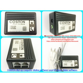 Bộ kết nối điện thoại bàn jack RJ9 với Desktop/PC (IP caller)