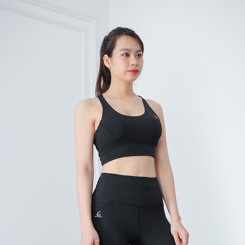 Bra thun cao cấp 4 chiều dây lưng đan chéo cá tính, hiện đại tập gym, yoga, chạy bộ ( Bra Gladimax TN22)