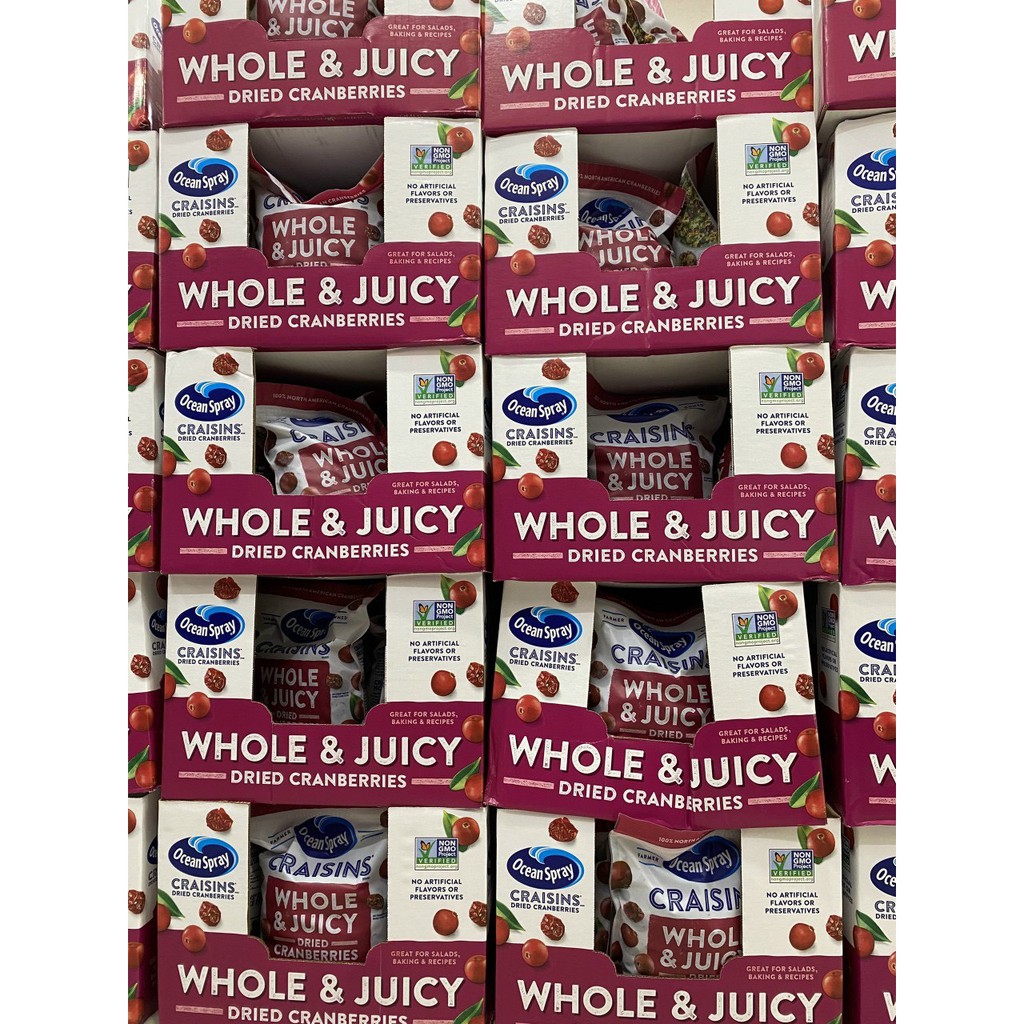 Nam việt quất sấy khô Ocean Spray CRAISINS Dries Cranberries Original 1.81kg mẫu mới