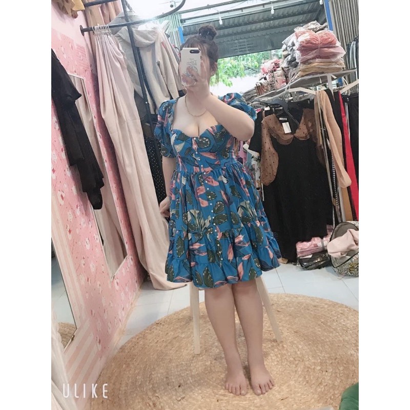 Đầm hoạ tiết #Bigsize 60kg =>90kg | BigBuy360 - bigbuy360.vn