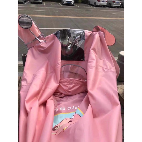 🌥 SẴN Áo mưa một đầu cute hình quả đào công chúa CÓ ẢNH THẬT