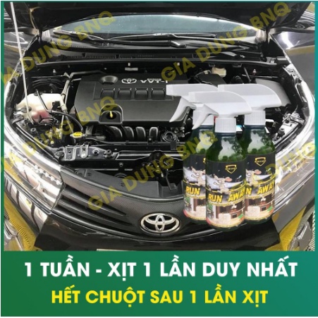 Xịt đuổi chuột Run Away - Không mùi, an toàn - Xua đuổi chuột, gián, côn trùng ...chỉ sau 1 lần xịt