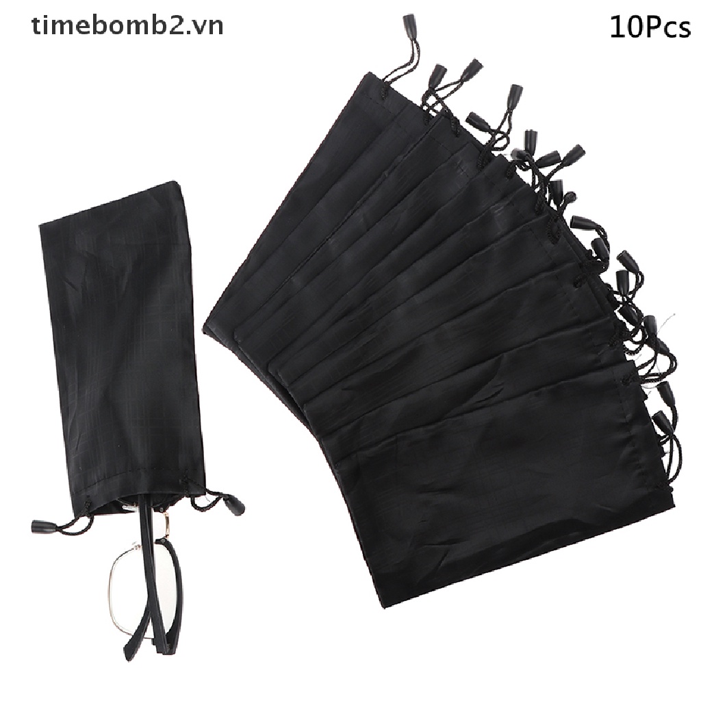 Set 10 Túi Vải Mềm Đựng Mắt Kính Tiện Dụng