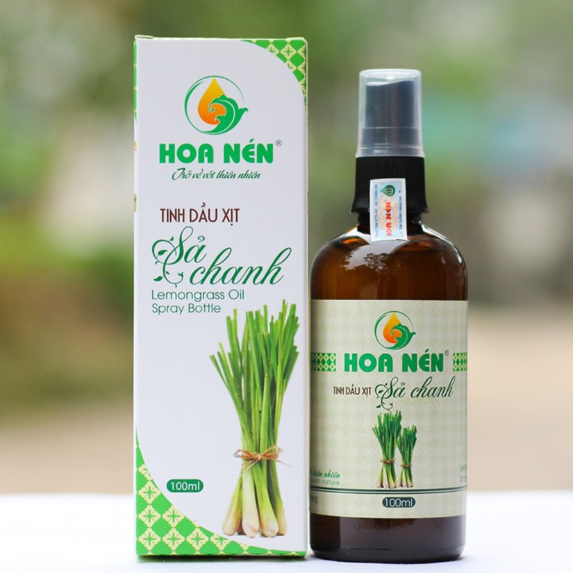 Dòng Sản Phẩm Tinh Dầu Dạng Cô Đặc & Dạng Xịt Sả Chanh & Bạc Hà Hoa Nén (Chai 100ml & Chai 30ml)