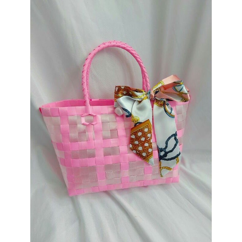 Giỏ đan trong suốt siêu xinh