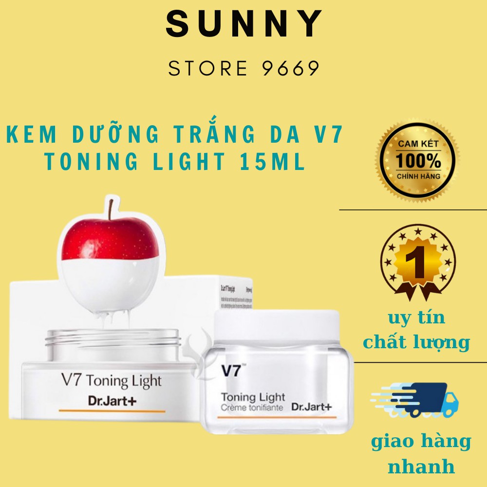 Kem dưỡng trắng da v7 Toning Light Dr.jart+ chính hãng size mini 15ml | BigBuy360 - bigbuy360.vn