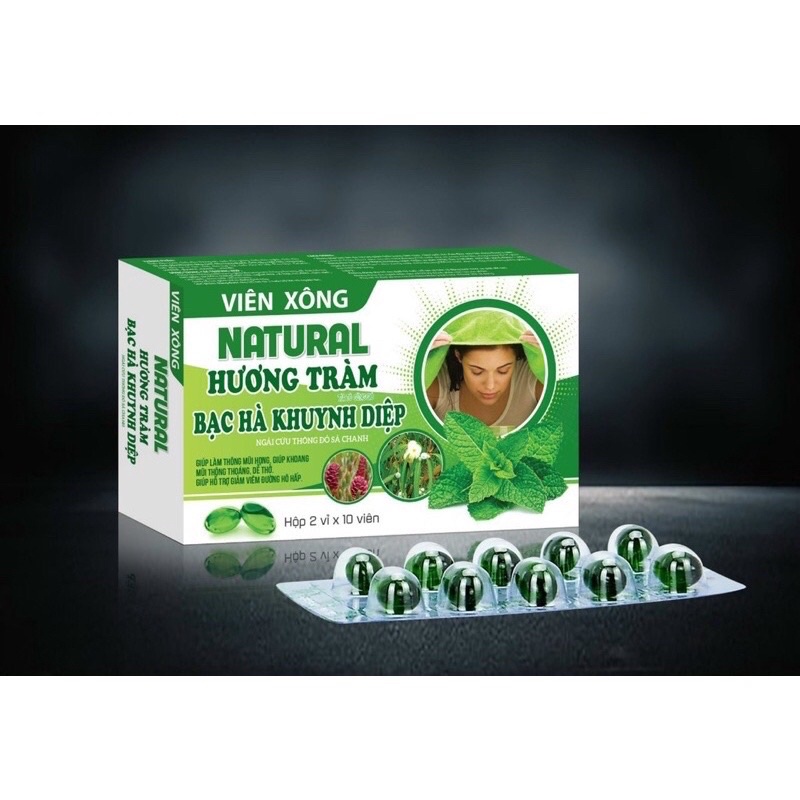 VIÊN XÔNG HƯƠNG TRÀM HỘP 20 viên
