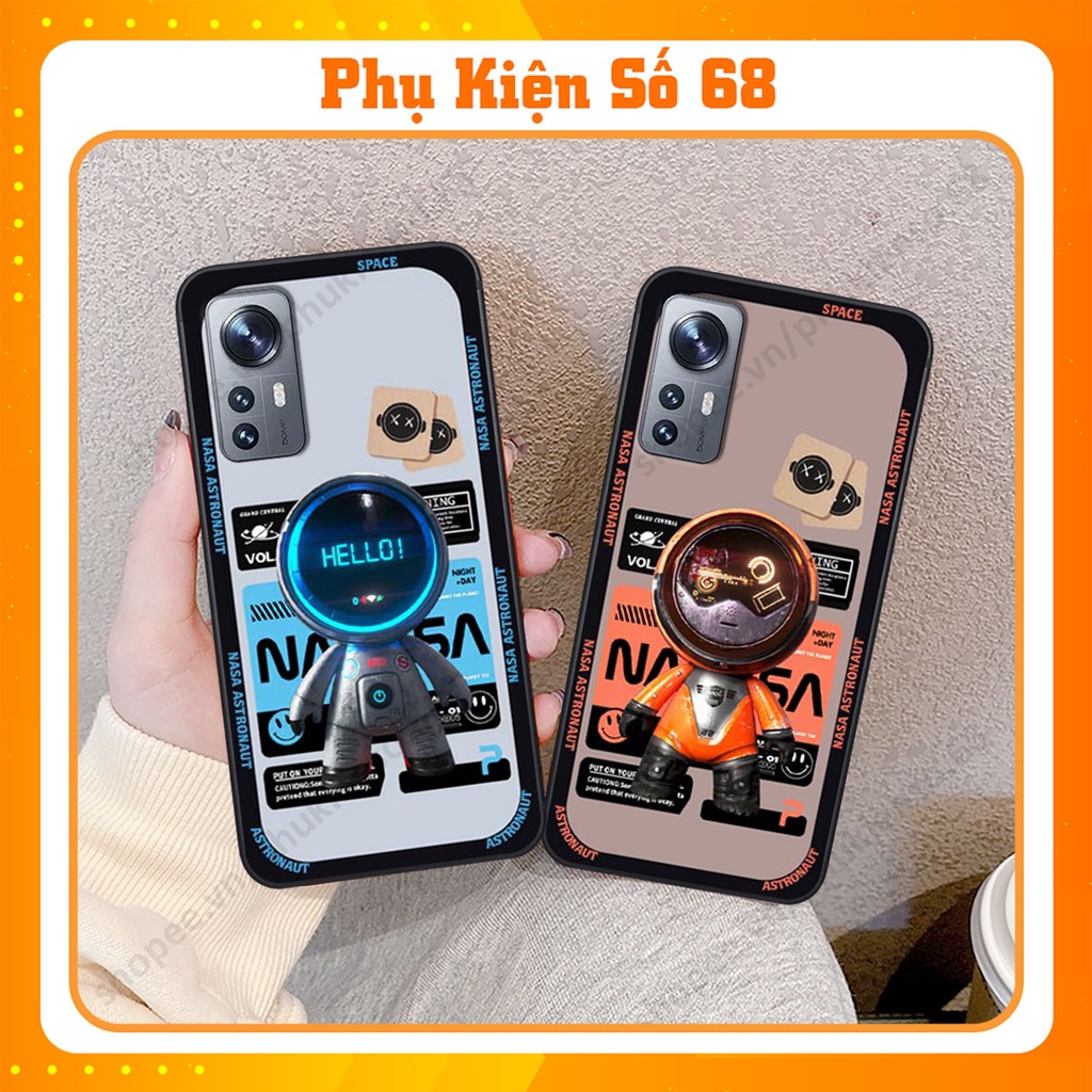Ốp lưng Xiaomi 12 / Xiaomi 12 Pro hình người máy, robot nasa đáng yêu dễ thương