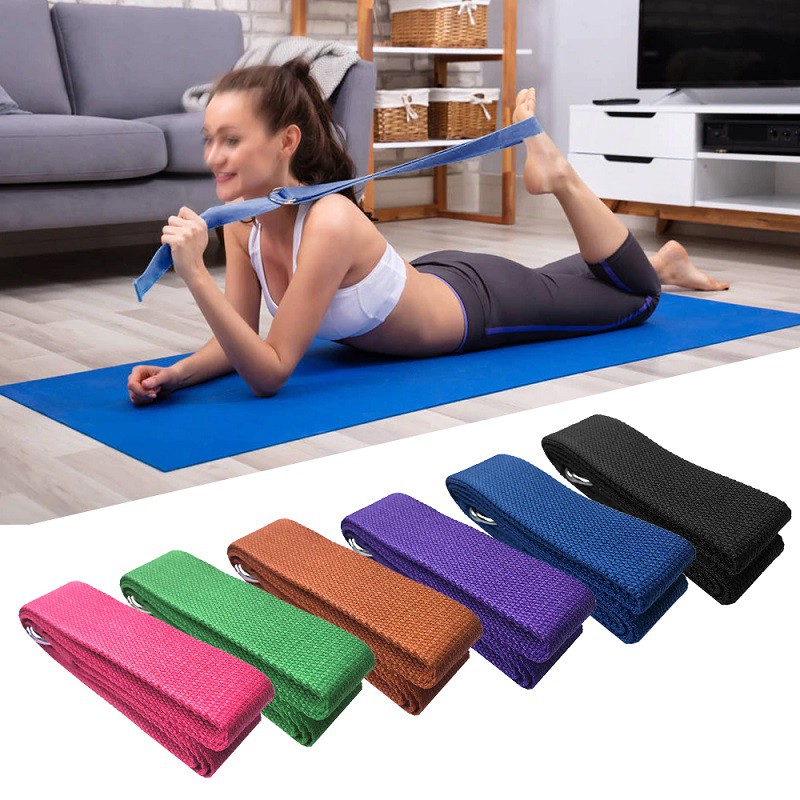 Combo Vòng yoga 33cm +2 gối yoga+1 Dây tập 1,83m Tiện Dụng - Hồng Hồng