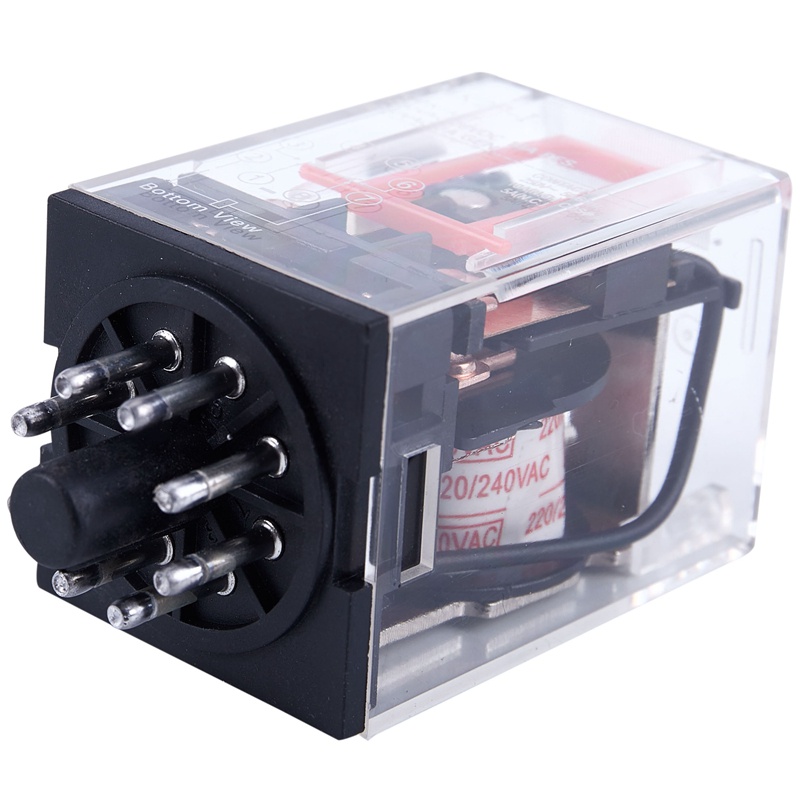 Rơ Le Điện Áp ac 220v / 230v 8 Pin dpdt 2no 2 Nc mk2p-1