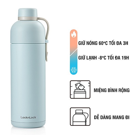 Bình giữ nhiệt LocknLock  Belt Bottle LHC4267 dung tích 490ml- mẫu mới chào sàn siêu yêu, hàng chính hãng.