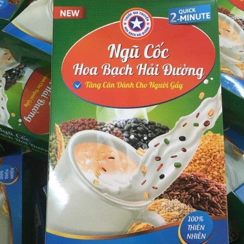 Bột Ngũ Cốc Hoa Bạch Hải Đường- Tăng Cân - Bổ Sung - Dinh Dưỡng - Lợi Sữa - Giúp Ăn Ngon Miệng - Ngủ Ngon Giấc.