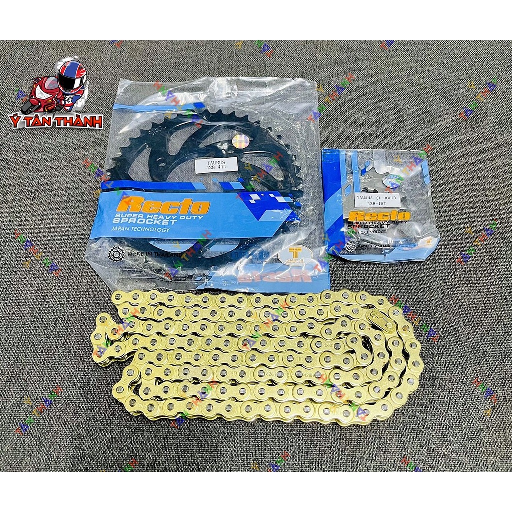 nhông sên đĩa recto xe taurus MS 201