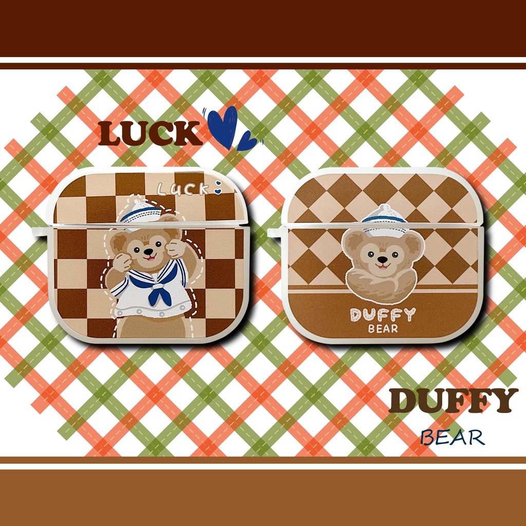 Ốp Hộp Đựng Tai Nghe Nhét Tai Tpu Hình Gấu Duffy Cho compatible AirPods3 compatible AirPods3 compatible AirPods3 compatible AirPods2gen 2021
