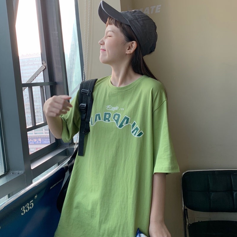 Áo thun tay lỡ, áo phông form rộng chất cotton in hình uban