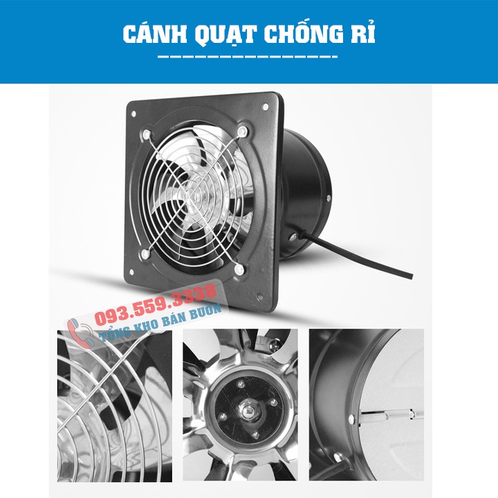 Quạt Hút Thông Gió FD 100 / FA 100 công xuất 20W - Quạt Hút Mùi Nhà Bếp , Nhà Vệ Sinh , Phòng Ngủ - Sức Gió 140 m3/h | BigBuy360 - bigbuy360.vn