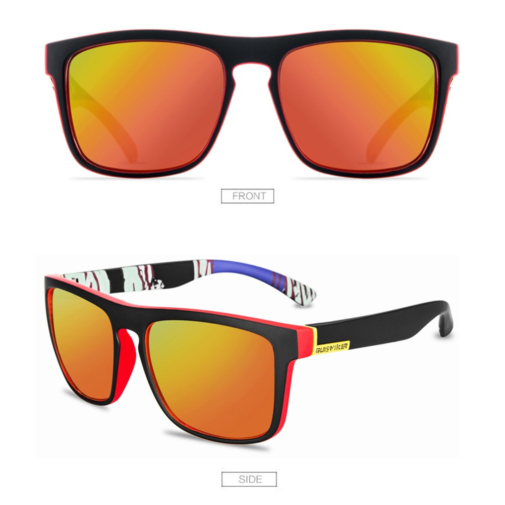 JUNE Classic Polarized Sunglasses Eyewear UV400 Driving Glasses Goggles Square Sun Glasses Men Women Fishing Men's Driving Shades