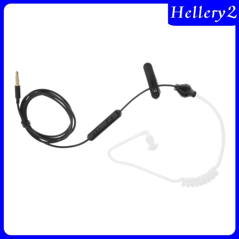 [HELLERY2] Air Tube Monaural In Ear Earphone Anti-radiation Headset 3.5mm