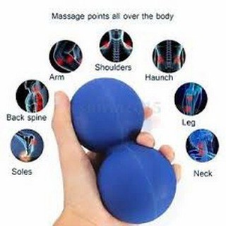Quả bóng massage con lăn - Bóng đôi giãn cơ, bóng cao su giãn cơ