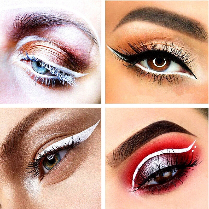 1 Bút Kẻ Mắt/Kẻ Mắt Màu Trắng Chống Thấm Nước Và Mồ Hôi Lâu Trôi