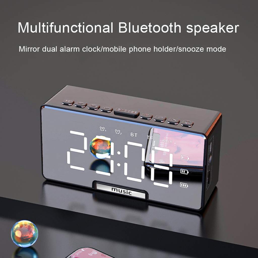 Loa Bluetooth Phát Sáng Đa Năng D7 Phong Cách Retro Tiện Dụng