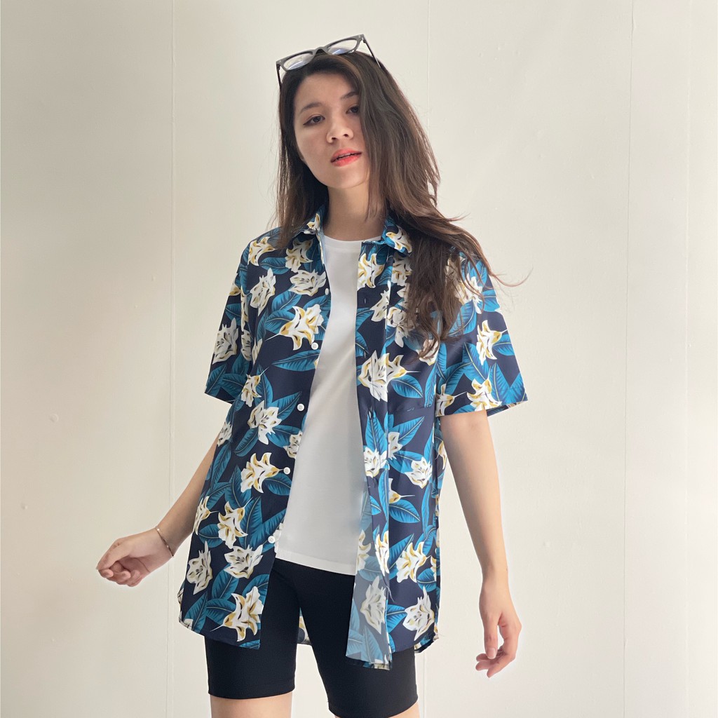 ÁO SƠ MI FORM RỘNG DÀNH CHO NỮ HOẠ TIẾT ĐỘC LẠ/  CÓ ĐẦY ĐỦ SIZE