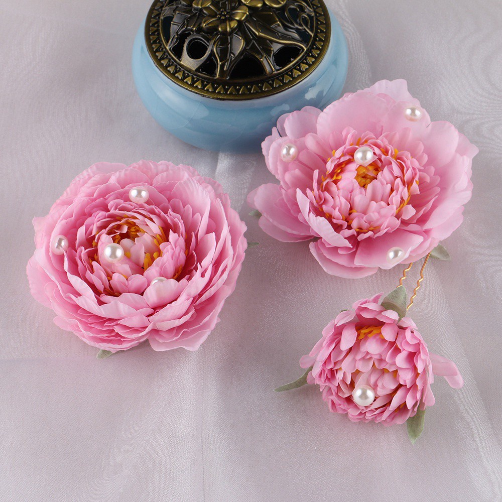 Trâm Cài Tóc Hình Hoa Nhiều Màu Sắc Phong Cách Cổ Điển Thanh Lịch Dành Cho Nữ