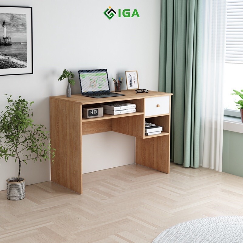 bàn học sinh có ngăn kéo và có hộc để đồ , bàn làm việc GP230.31