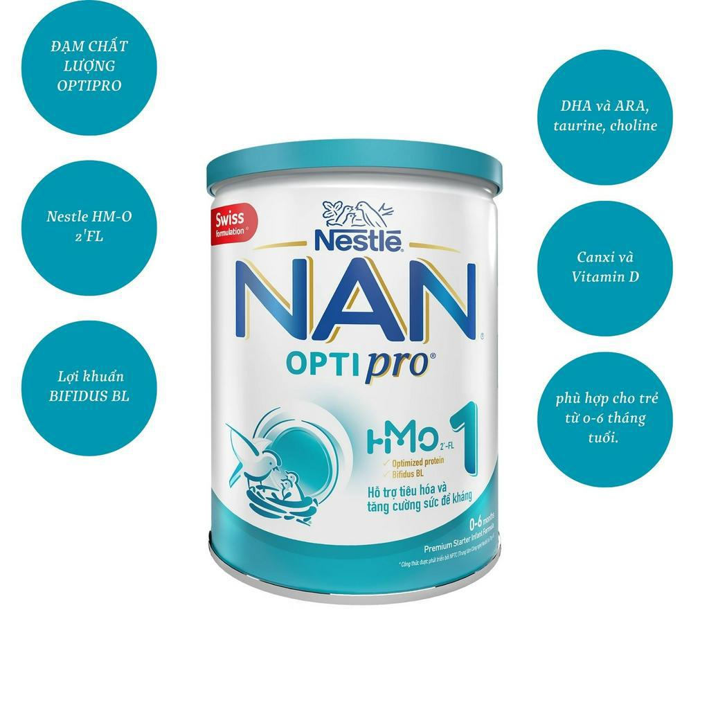 Sữa bột NAN nga đủ số 1,2,3, 4 hộp 800g/ 400g - Thế Giới Sơ Sinh