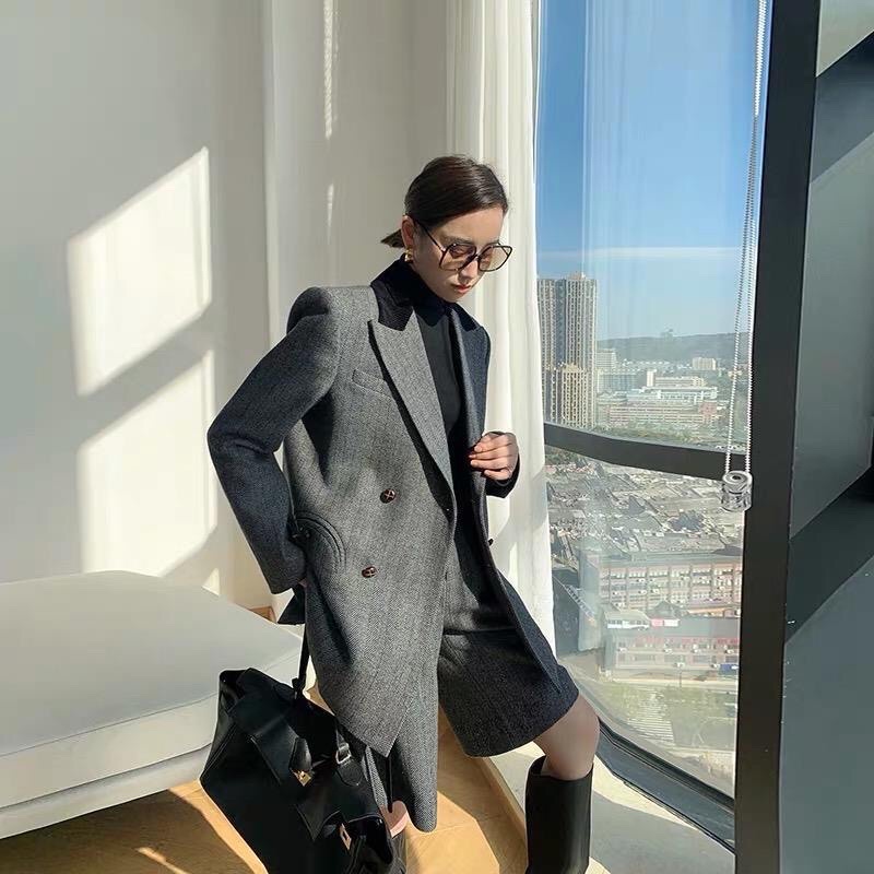 Set đồ Áo Blazer nữ+ quần sọoc phong cách hàn quốc mẫu mới chất đẹp mã RB02