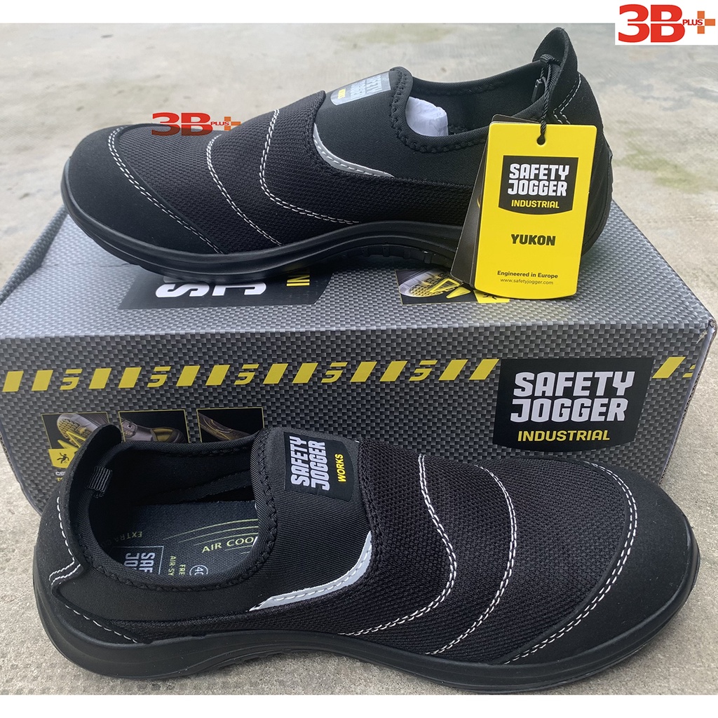 GIÀY BẢO HỘ KHÔNG DÂY DÁNG THỂ THAO JOGGER SAFETY YUKON SIÊU NHẸ