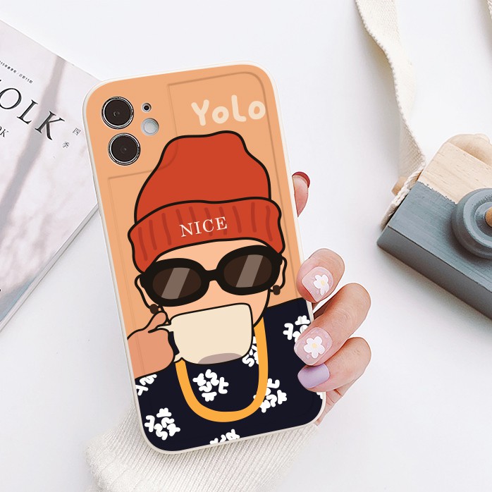 Ốp lưng iphone viền nổi bóng boy girl 6/6plus/6s/6splus/7/7plus/8/8plus/x/xr/xs/11/12/pro/max/plus/promax - Awifi U2-1